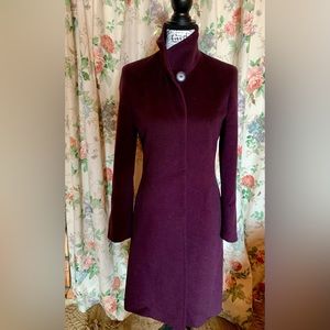 Cinzia Rocco Purple Coat size 4